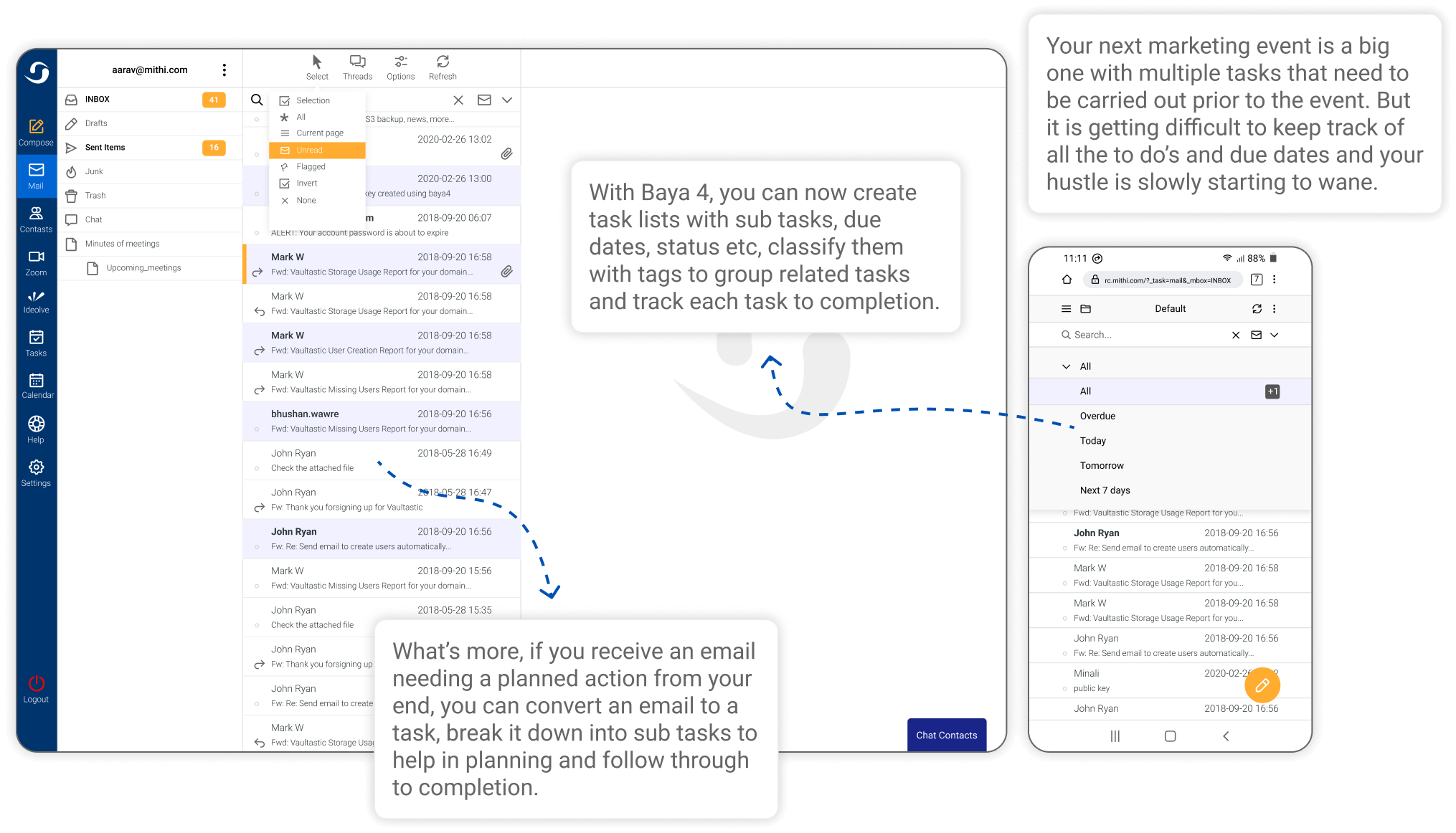 Tasks SubTasks Skyconnect